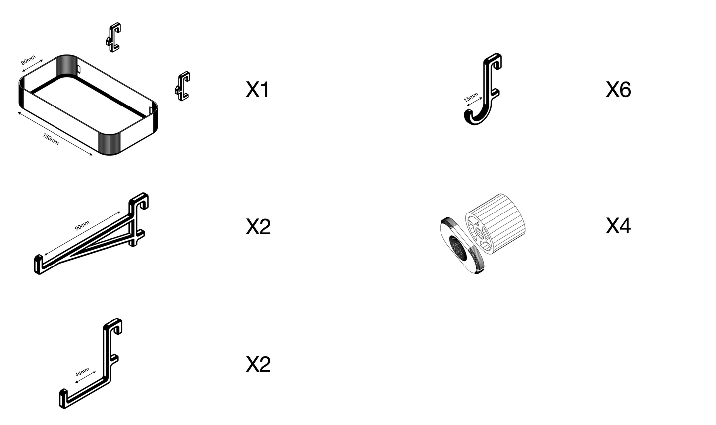 Paquete de Accesorios Estándar